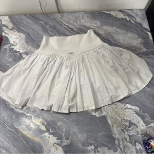 ALO Grand Slam Pleated Tennis Skirt Yoga